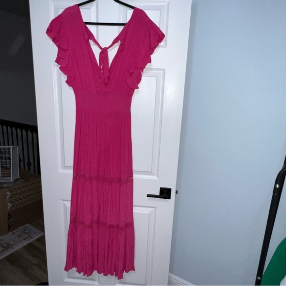 NWOT WALKER AND WADE PINK DRESS - Picture 3 of 13